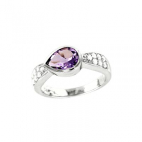 Damenring mit Amethyst